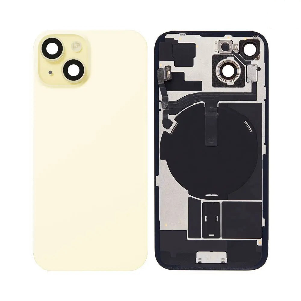 Vitre Arrière iPhone 15 Jaune